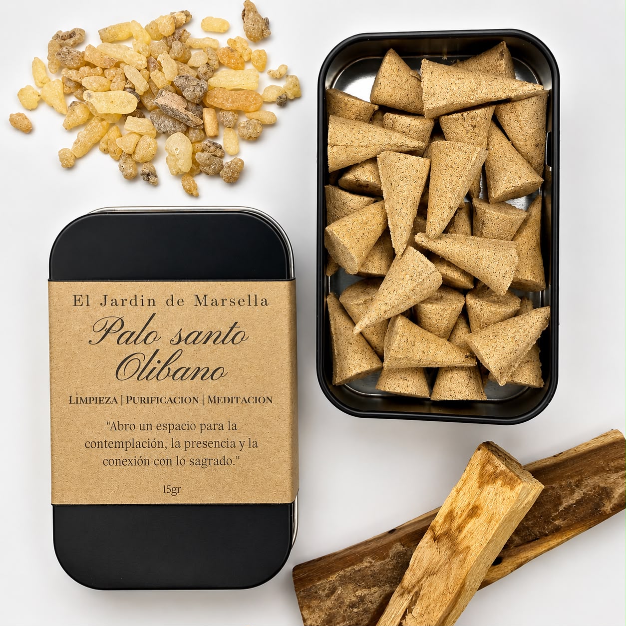 Conitos de Incienso | Palo santo & Olibano