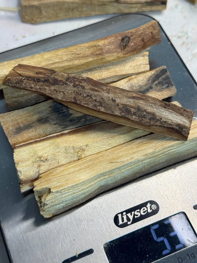 Palo santo Peruano certificado